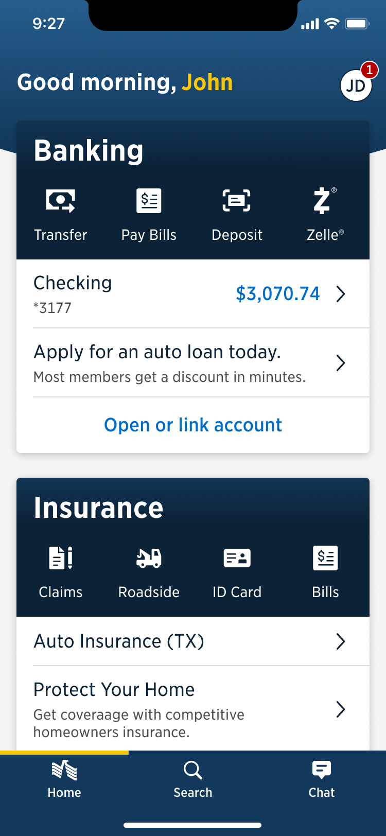 Send Money With USAA's Mobile App USAA