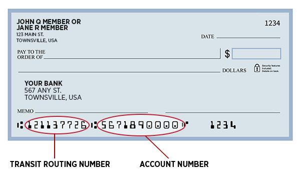 business checking account number